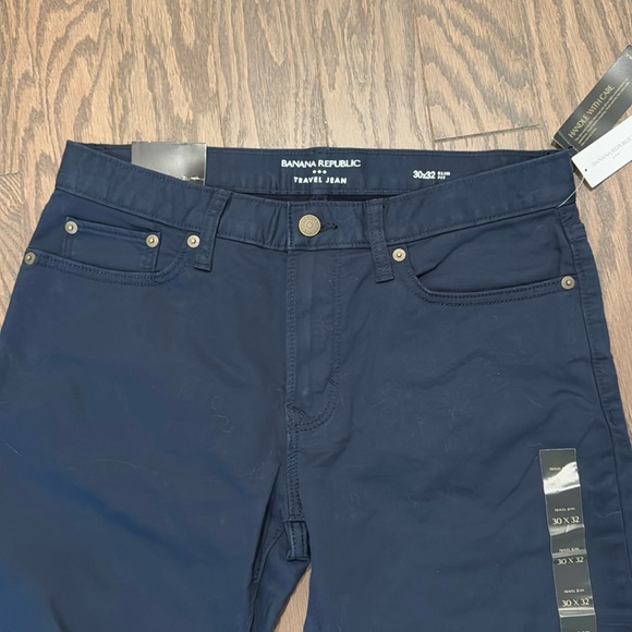 Banana Republic Men’s Travelers Mid Rise Slim Fit Pants 30x32 - Picture 3 of 5